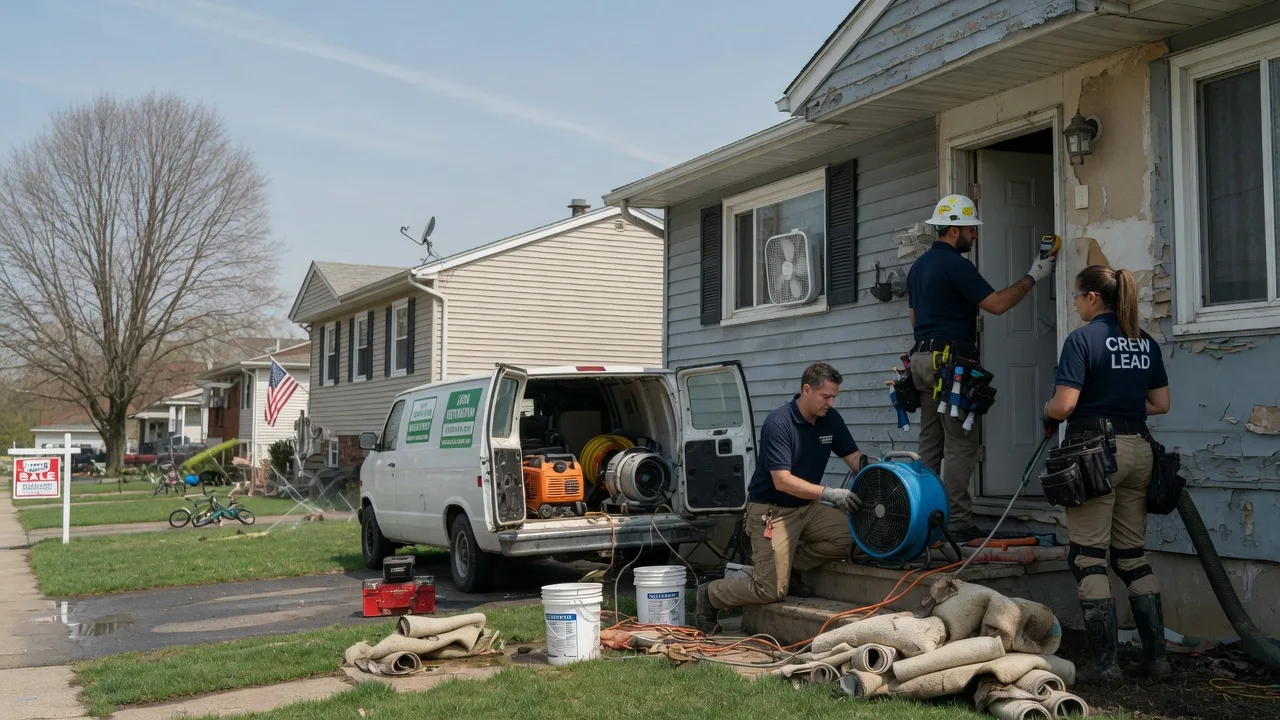 Flood Cleanup in White Pigeon, MI near me